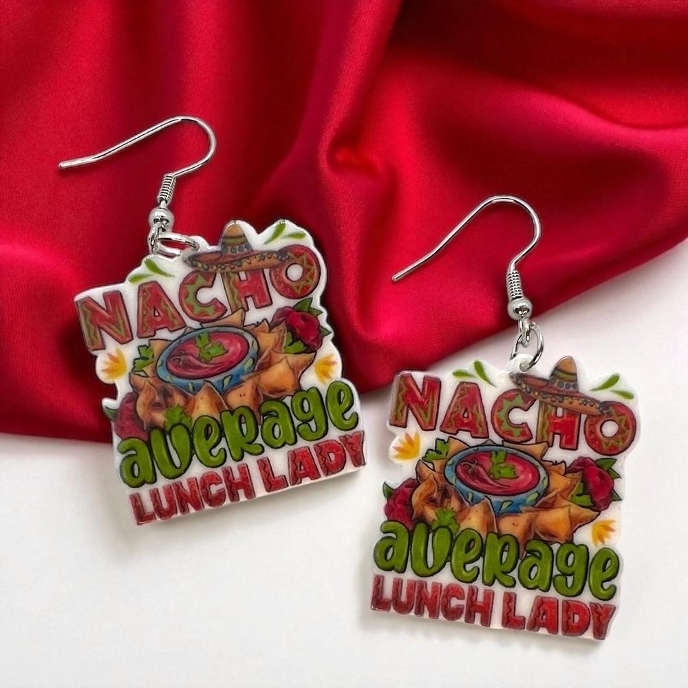 Lunch Lady Earrings: Celebrate the Heroes of the Cafeteria! 🌮 NWT